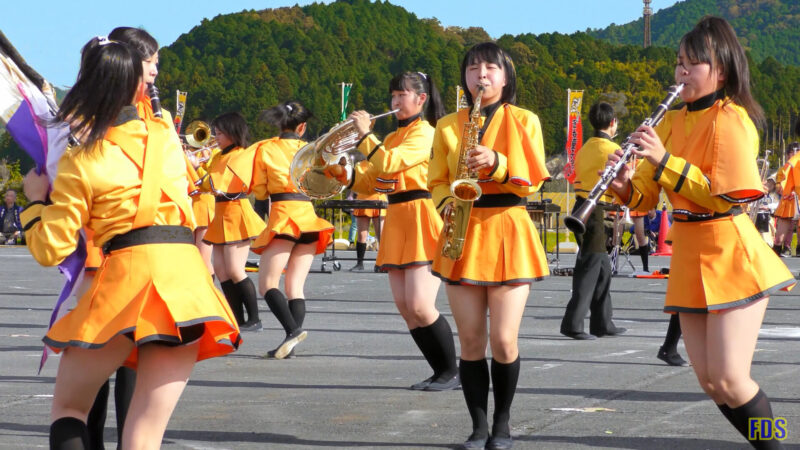 京都橘高校 吹奏楽部 大江山酒呑童子祭り マーチングドリル (後半) Kyoto Tachibana SHS Band [4K] 04:36