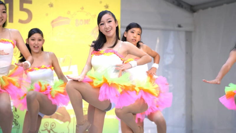 【美少女】 チアダンス 恵比寿文化祭2015 ① [4k] 00:25