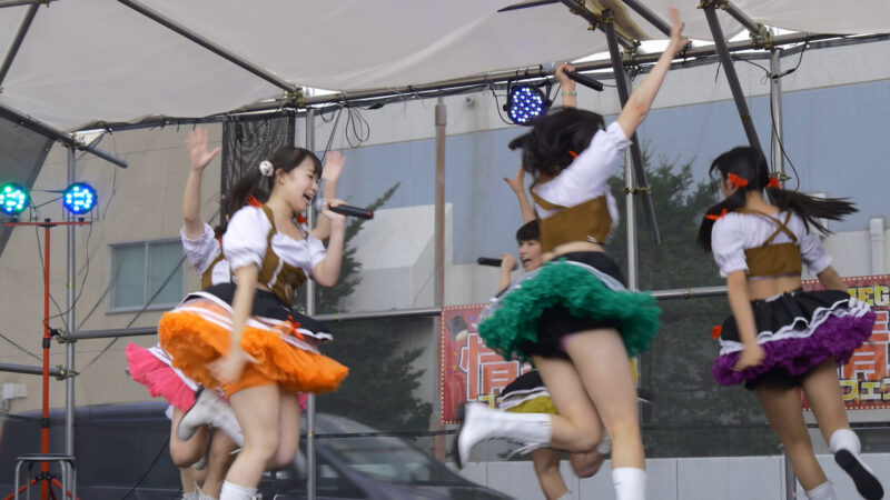 【4K】2代目HAPPY少女♪ 「祭り」 MEGAドン・キホーテ新川店 北海道のアイドル (16 09 24) 02:49
