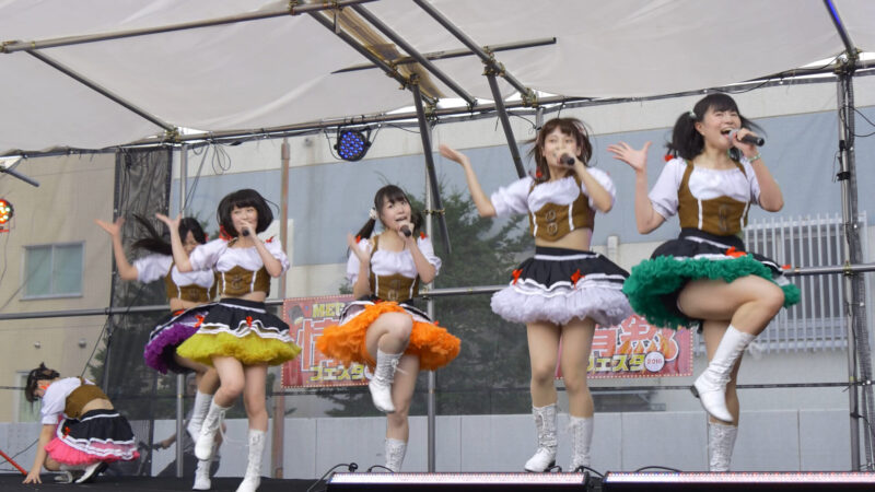 【4K】2代目HAPPY少女♪ 「祭り」 MEGAドン・キホーテ新川店 北海道のアイドル (16 09 24) 04:37