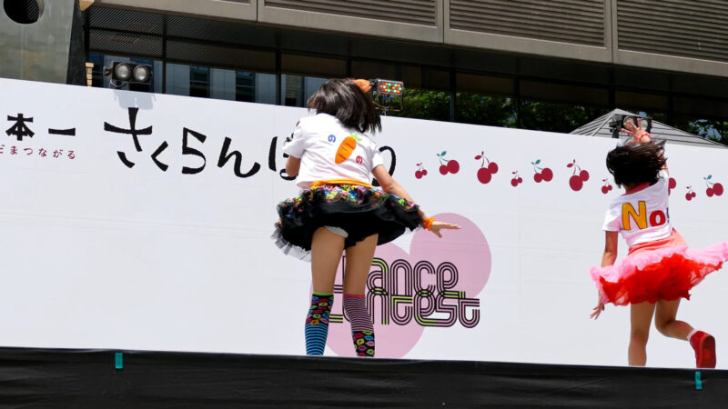 さくらんぼんBom 日本一さくらんぼ祭り　市役所前ステージ 2015/6/21 14:38