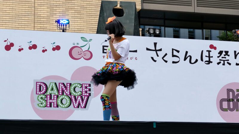 さくらんぼんBom 日本一さくらんぼ祭り　市役所前ステージ 2015/6/21 16:02