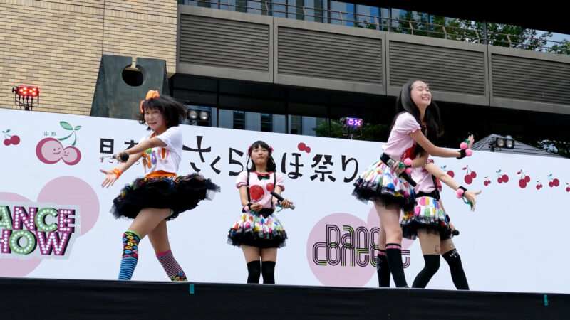 さくらんぼんBom 日本一さくらんぼ祭り　市役所前ステージ 2015/6/21 19:18