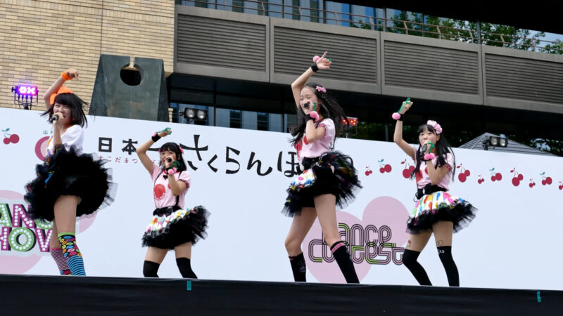 さくらんぼんBom 日本一さくらんぼ祭り　市役所前ステージ 2015/6/21 19:26