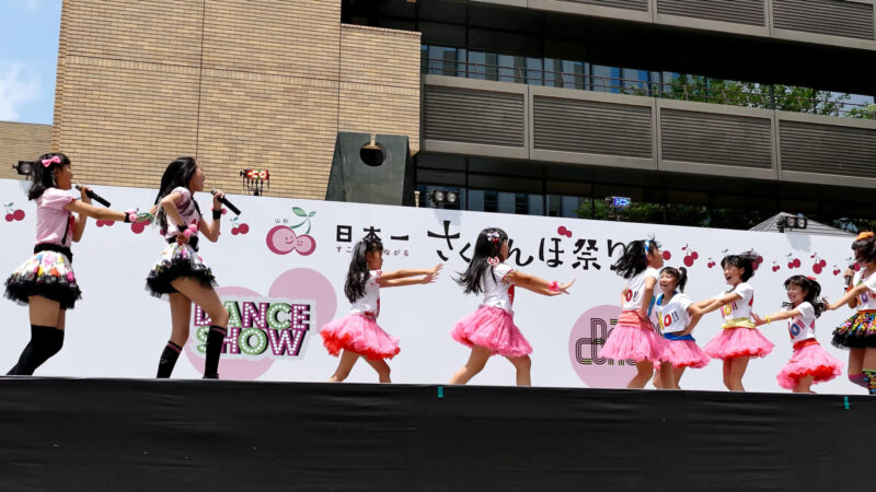 さくらんぼんBom 日本一さくらんぼ祭り　市役所前ステージ 2015/6/21 20:49
