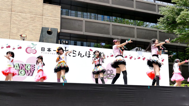 さくらんぼんBom 日本一さくらんぼ祭り　市役所前ステージ 2015/6/21 21:03