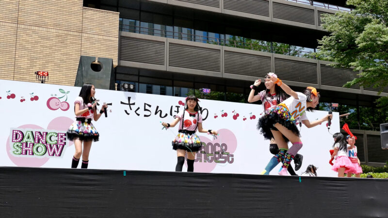 さくらんぼんBom 日本一さくらんぼ祭り　市役所前ステージ 2015/6/21 21:59